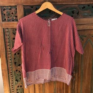 Madewell silk blouse